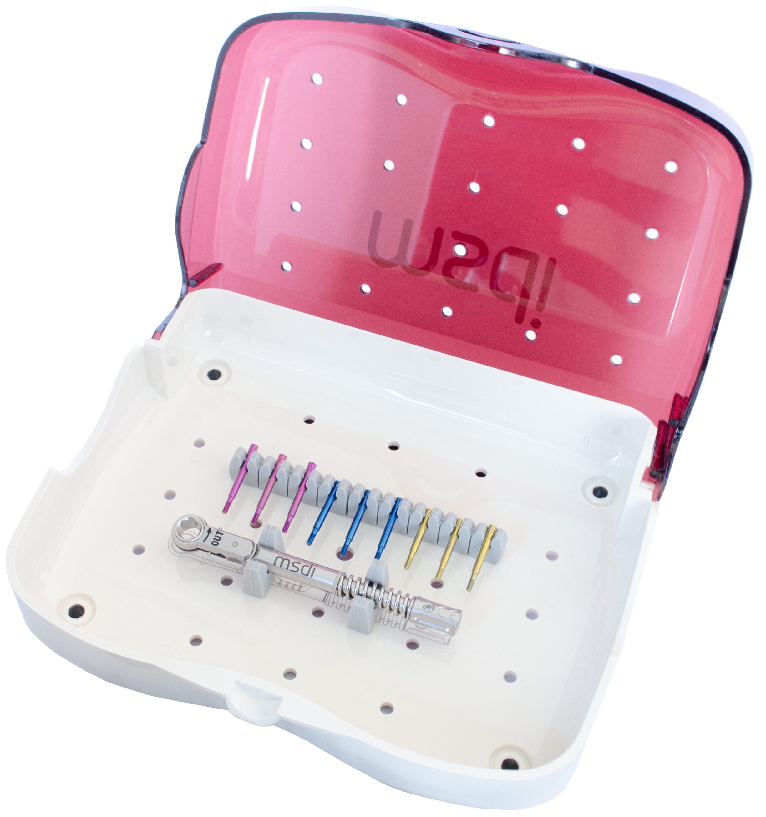 MSDI Guided Kit under the tray