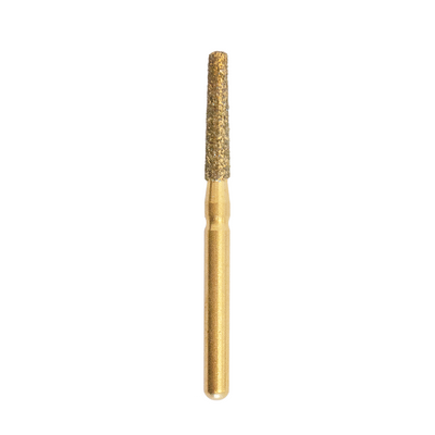 Gold Burs: Flat end taper