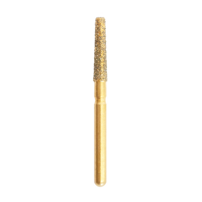 Gold Burs: Tapered rounded shoulder