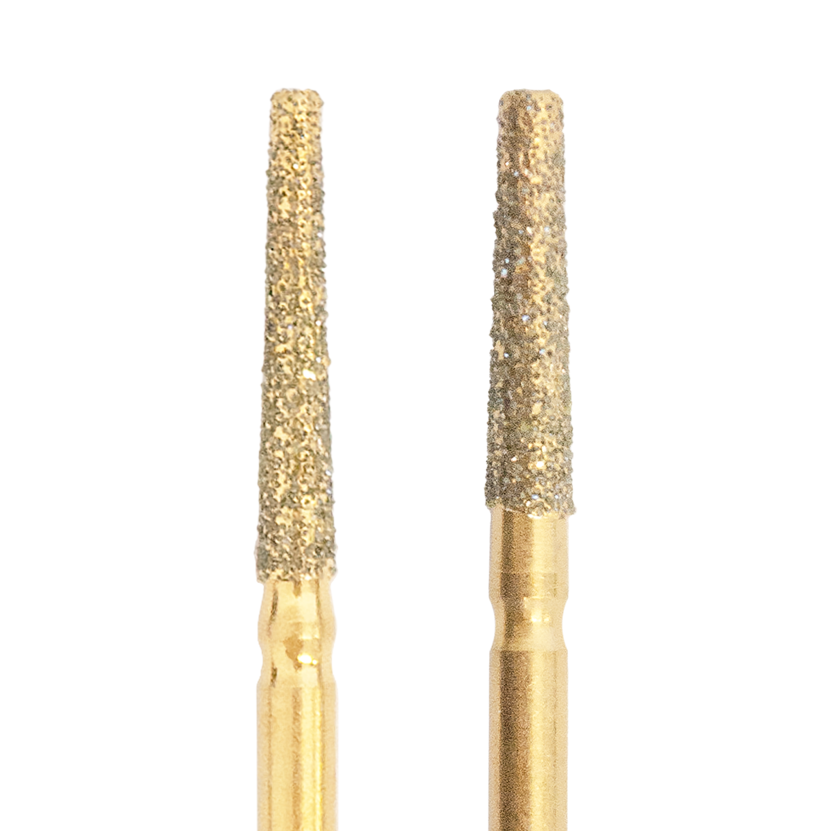 Gold Burs: Flat end taper