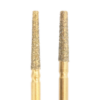 Gold Burs: Flat end taper