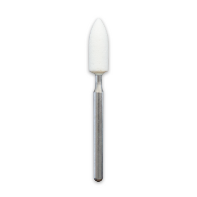 AZDENT Dental Polishing Burs – 12pc FG Cone/Flame/Round, Aluminum Oxide Stone
