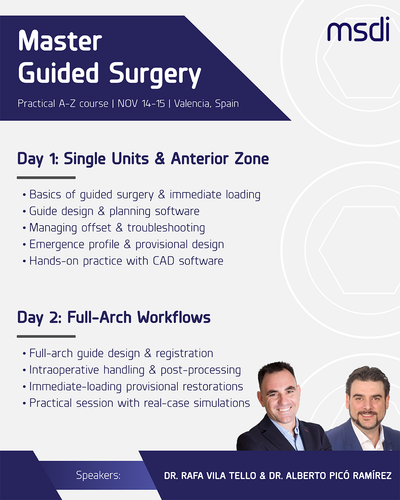 Master Guided Surgery Course November Spain