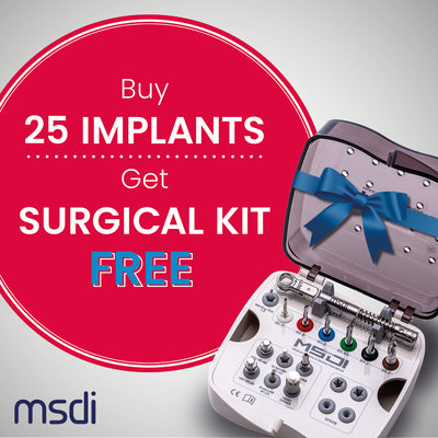 25 implants and kit