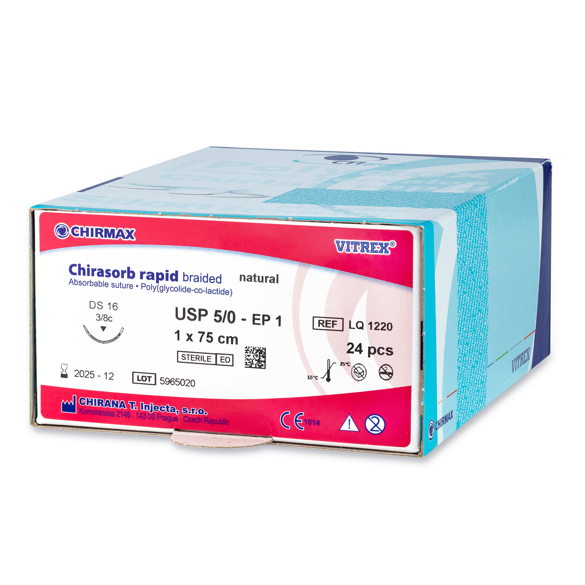 PGA rapid absorbable sutures 24/pk