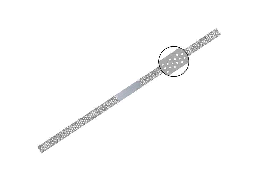 metal diamond strips