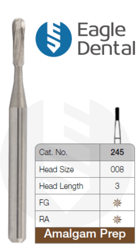 330 diamond bur: Pear shaped burs for Cavity Preparation – Eagle Dental Burs