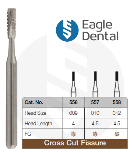 Cross Cut Fissure burs