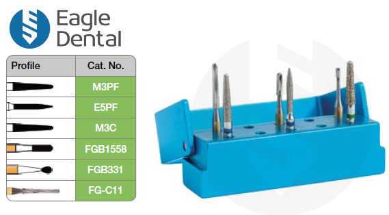 Crown Removal Burs Kit