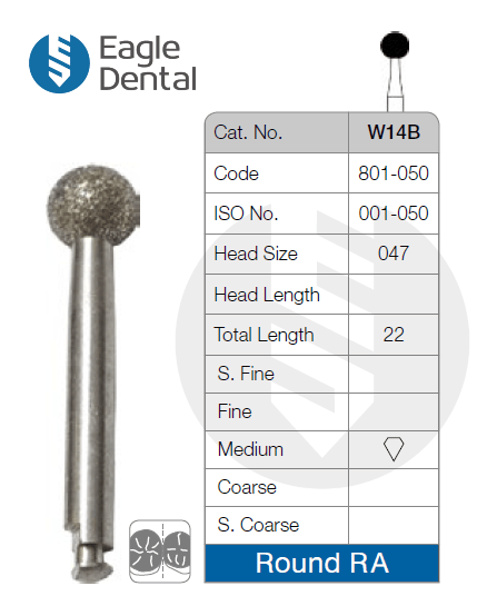 Eagle RA round long bur