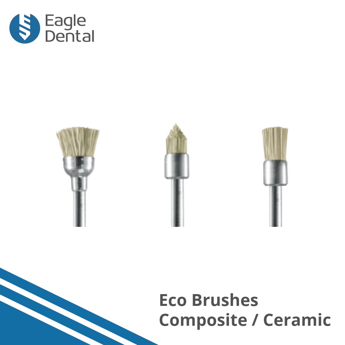 Dental composite brushes