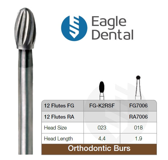 Orthodontic debonding Burs