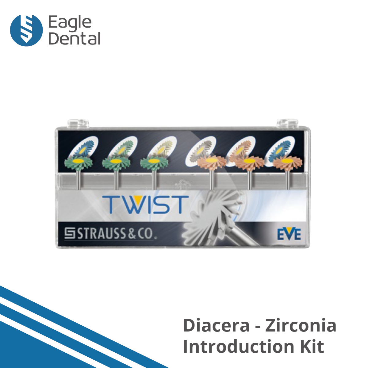 EVE Diacera Twist - zirconia polishers kit