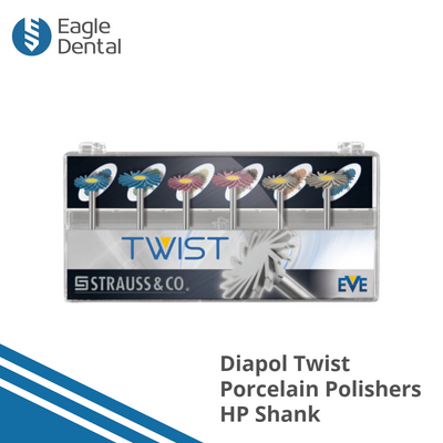 EVE Diapol TWIST Porcelain Polishers - HP Spiral Polishers